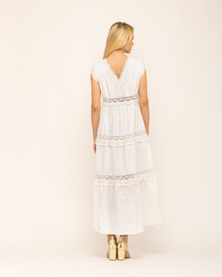 Vestido Crudo Encaje Elisa