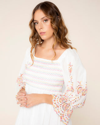 Imagen promocional de vestido largo algodon lia