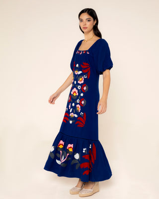 Imagen promocional de vestido estampado flores nina
