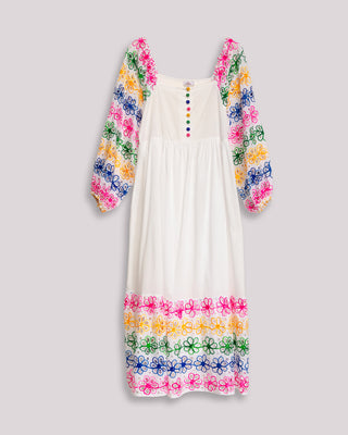 Fotografía principal del producto: vestido flores bordadas olivia
