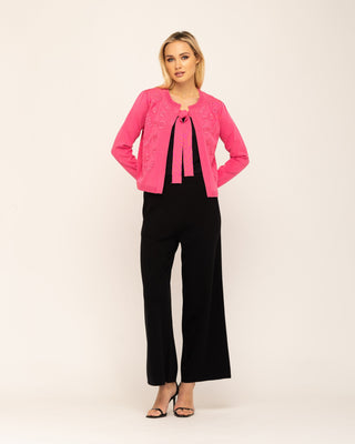 Chaqueta Punto Rosa Selena