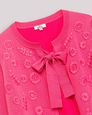 Chaqueta Punto Rosa Selena