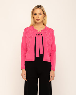 Chaqueta Punto Rosa Selena