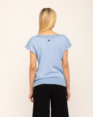 Jersey Pedrería Azul Celeste Alma