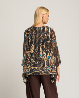 Blusa estampada paisley Adelia