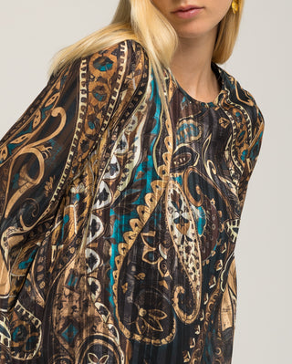 Blusa estampada paisley Adelia