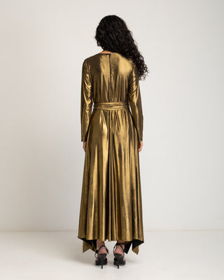 Vestido largo asimetrico Noelia