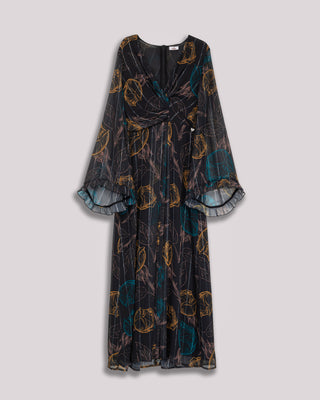 Vestido largo flores Evane