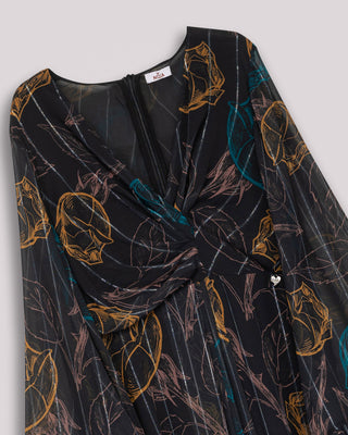 Vestido largo flores Evane