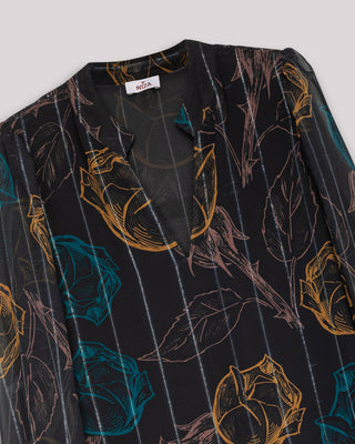 Vestido corto flores Evane