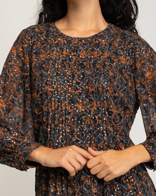 Vestido corto lentejuelas Lorene