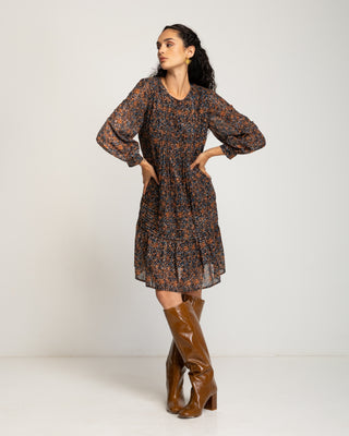 Vestido corto lentejuelas Lorene