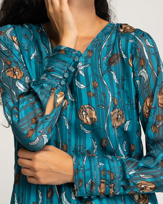 Vestido corto drapeado Naiara