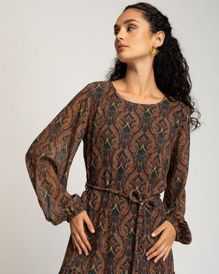Vestido corto con volantes Eliora