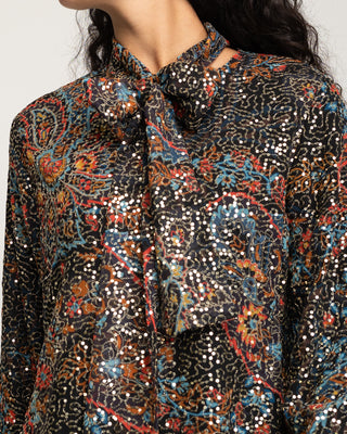 Blusa con lazada al cuello Magnolia