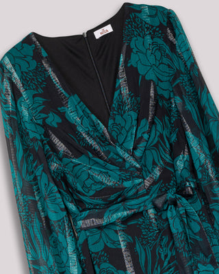 Vestido midi verde esmeralda Liria