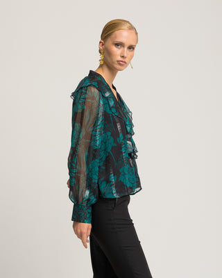 Blusa con volantes Liria