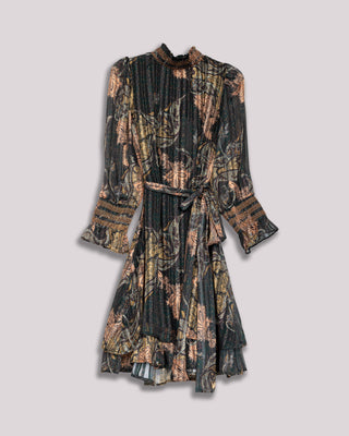 Vestido corto cuello alto Valma