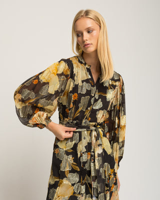 Vestido camisero estampado Samara