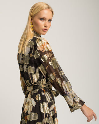Vestido corto manga larga Samara
