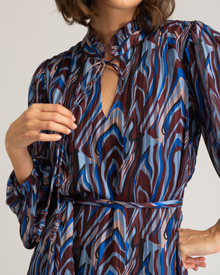 Vestido corto azul Varine