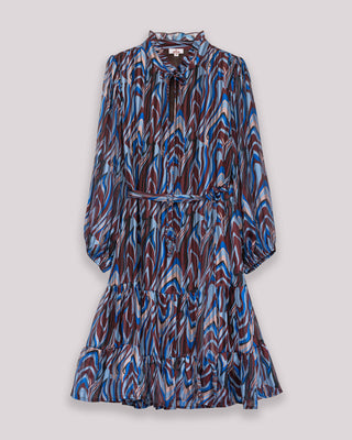 Vestido corto azul Varine