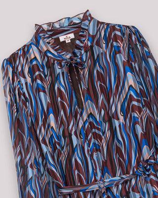 Vestido corto azul Varine