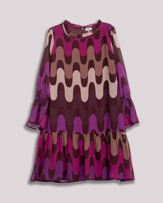 Vestido corto estampado geométrico Almara