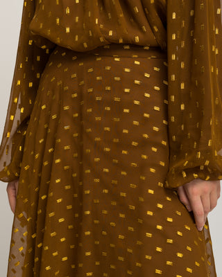 Falda larga camel Sintra