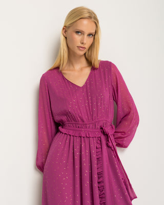Vestido gasa buganvilla Luanda