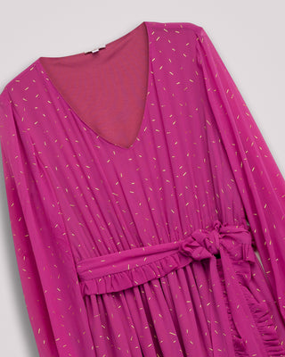 Vestido gasa buganvilla Luanda