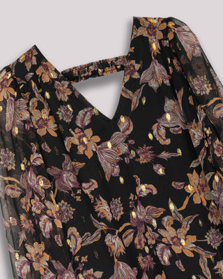 Vestido estampado flores Liena