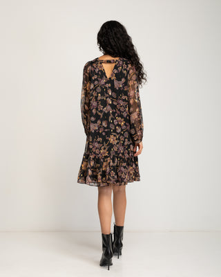 Vestido estampado flores Liena