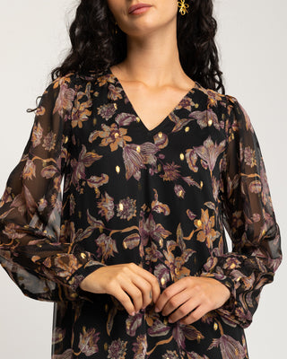 Vestido estampado flores Liena