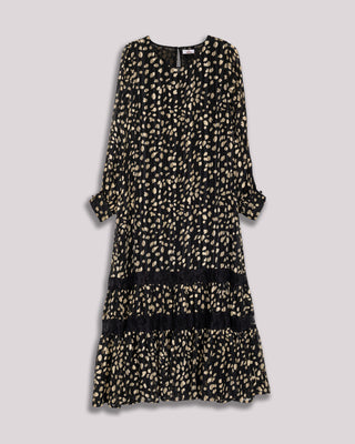 Vestido midi de lunares Calista
