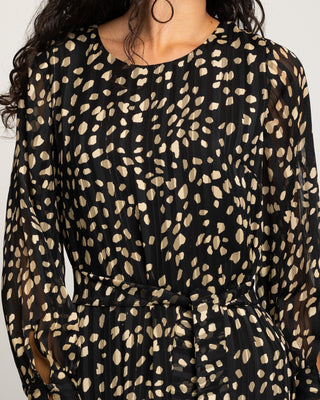 Vestido midi de lunares Calista