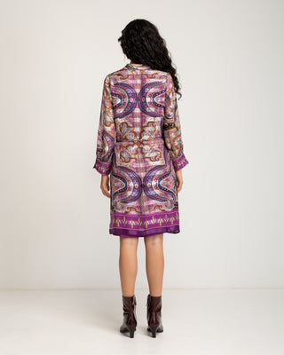 Vestido corto ancho Olena