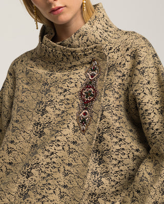 Abrigo jacquard Turmalia