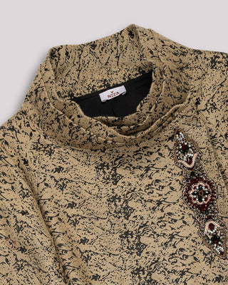 Abrigo jacquard Turmalia