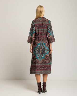 Vestido paisley midi Nalira