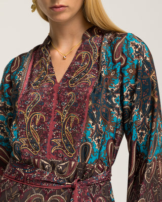 Vestido paisley midi Nalira