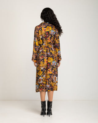 Vestido midi estampado Nerola