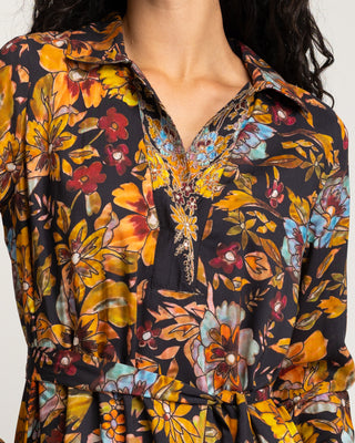 Vestido midi estampado Nerola