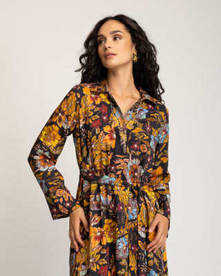 Vestido midi estampado Nerola