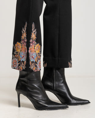 Pantalón negro bordados Bani