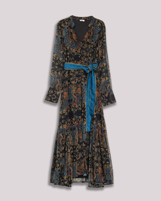Vestido corto estampado otoñal Junia