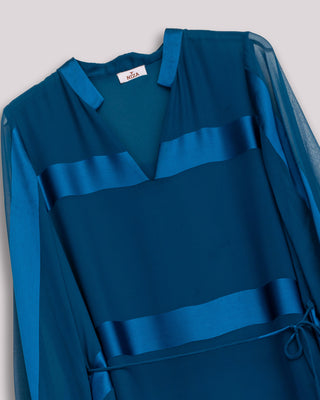 Vestido corto satinado Valeska