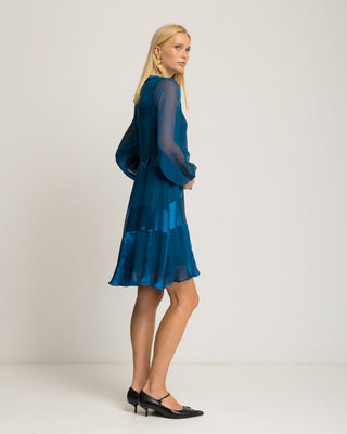 Vestido corto satinado Valeska