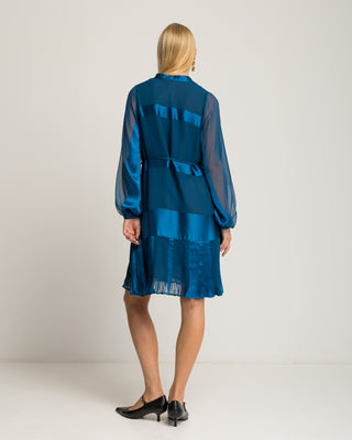 Vestido corto satinado Valeska