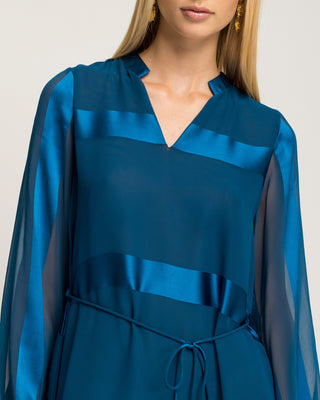 Vestido corto satinado Valeska